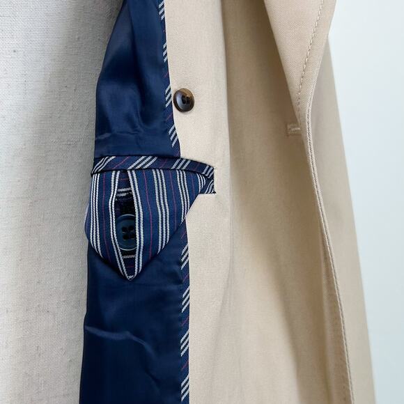 J. Crew Icon Khaki Water-Repellent Belted Trench Coat - Picture 7 of 16